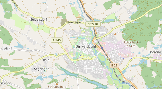 Tagungshotels auf Karte