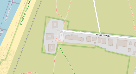 Tagungshotels auf Satellitenbild