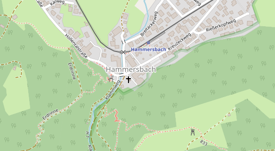 Tagungshotels auf Satellitenbild