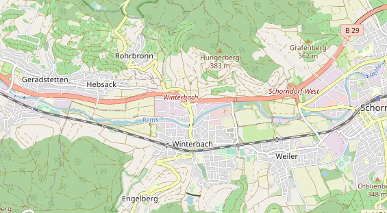 Tagungshotels auf Karte