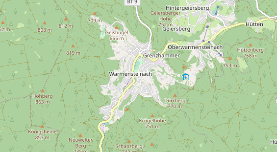 Tagungshotels auf Karte