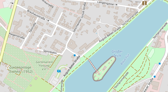 Tagungshotels auf Satellitenbild