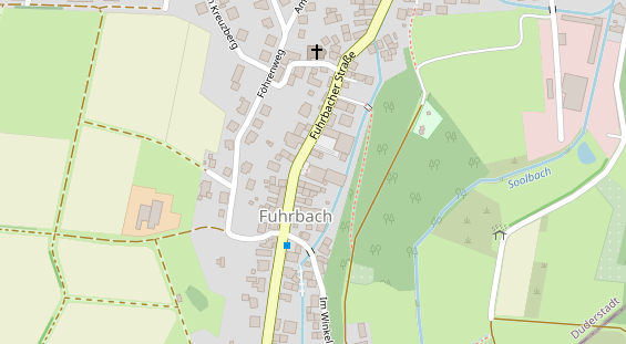 Tagungshotels auf Satellitenbild