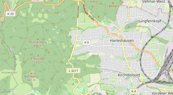 Tagungshotels auf Karte