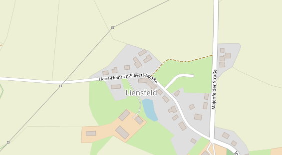 Tagungshotels auf Satellitenbild
