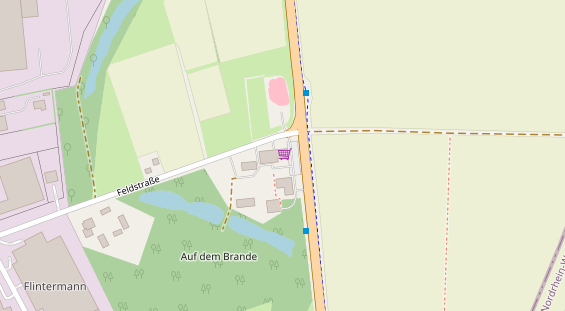 Tagungshotels auf Satellitenbild