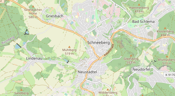 Tagungshotels auf Karte