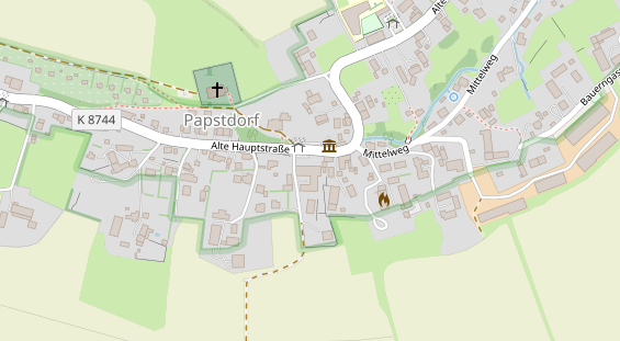 Tagungshotels auf Satellitenbild