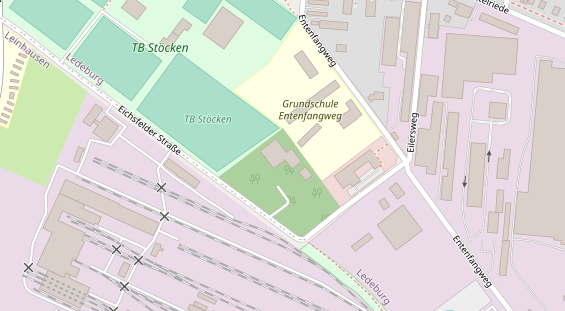 Tagungshotels auf Satellitenbild