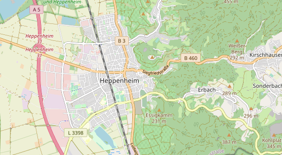 Tagungshotels auf Karte