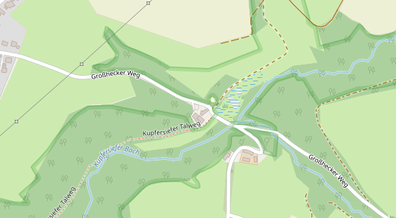 Tagungshotels auf Satellitenbild