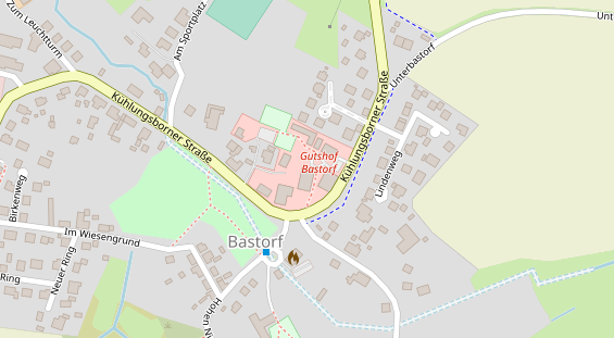 Tagungshotels auf Satellitenbild
