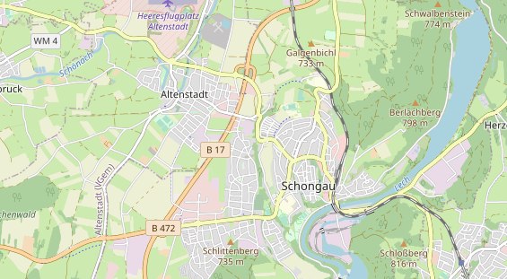 Tagungshotels auf Karte