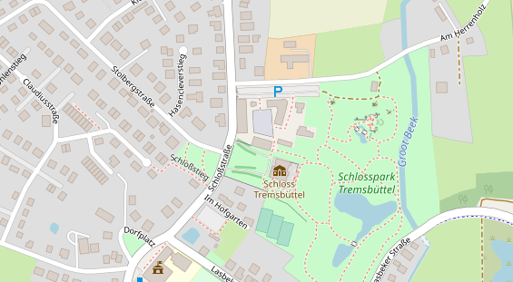 Tagungshotels auf Satellitenbild