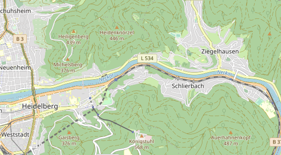 Tagungshotels auf Karte