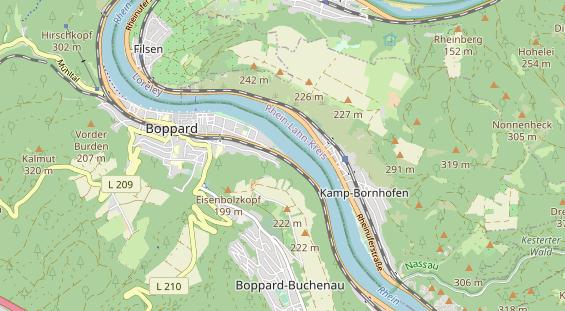 Tagungshotels auf Karte