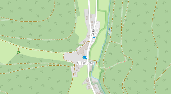 Tagungshotels auf Satellitenbild