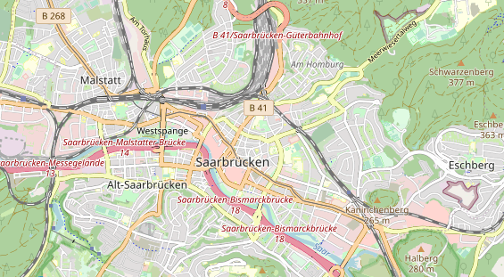 Tagungshotels auf Karte