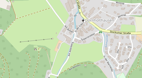 Tagungshotels auf Satellitenbild