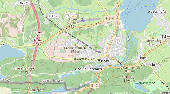Tagungshotels auf Karte