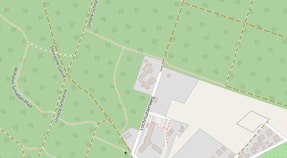 Tagungshotels auf Satellitenbild