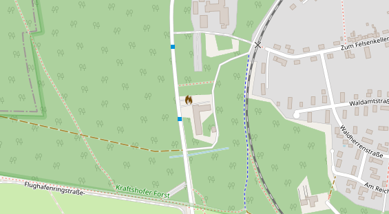 Tagungshotels auf Satellitenbild