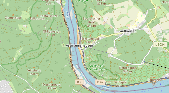 Tagungshotels auf Karte