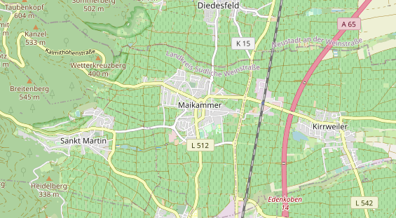 Tagungshotels auf Karte