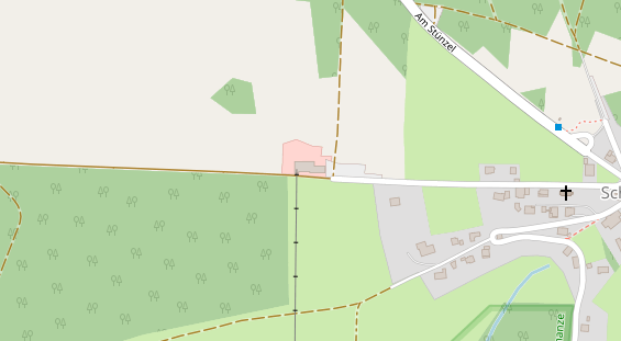 Tagungshotels auf Satellitenbild