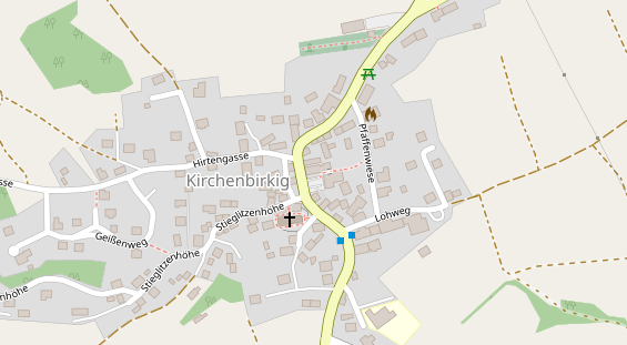 Tagungshotels auf Satellitenbild