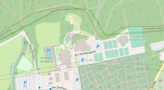 Tagungshotels auf Satellitenbild