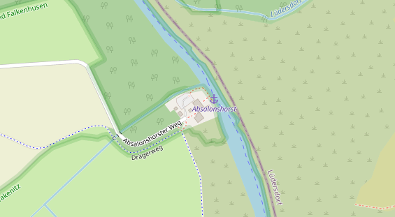 Tagungshotels auf Satellitenbild