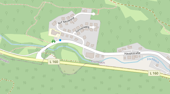 Tagungshotels auf Satellitenbild