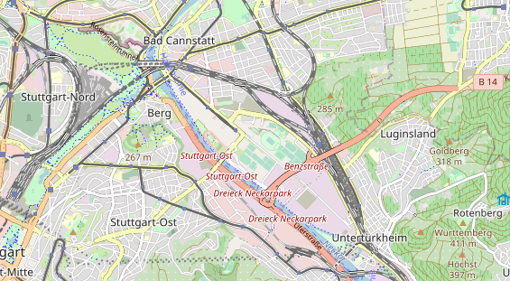 Eventlocations auf Karte