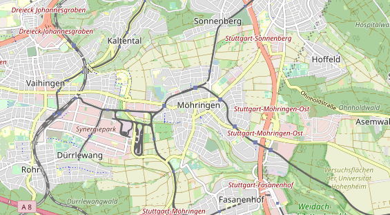 Tagungshotels auf Karte