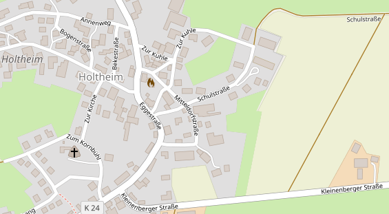 Tagungshotels auf Satellitenbild