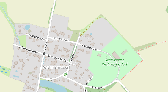 Tagungshotels auf Satellitenbild