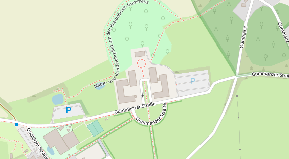 Tagungshotels auf Satellitenbild