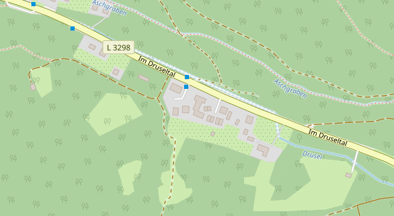 Tagungshotels auf Satellitenbild