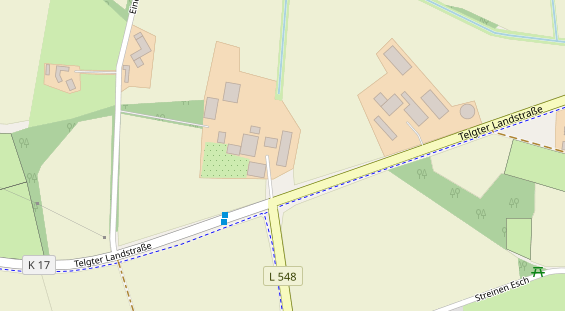 Tagungshotels auf Satellitenbild