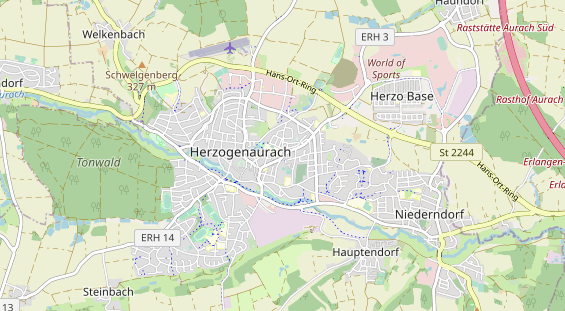 Tagungshotels auf Karte