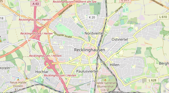 Tagungshotels auf Karte