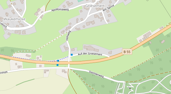 Tagungshotels auf Satellitenbild