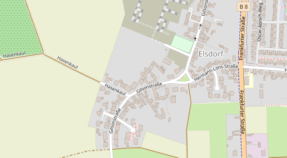 Tagungshotels auf Satellitenbild