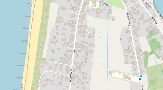 Tagungshotels auf Satellitenbild