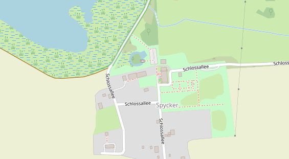 Tagungshotels auf Satellitenbild