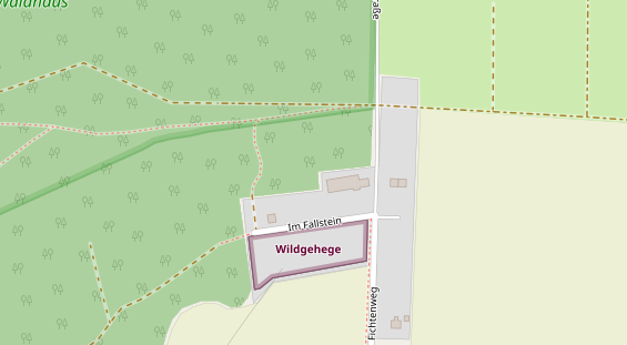 Tagungshotels auf Satellitenbild