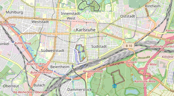 Tagungshotels auf Karte