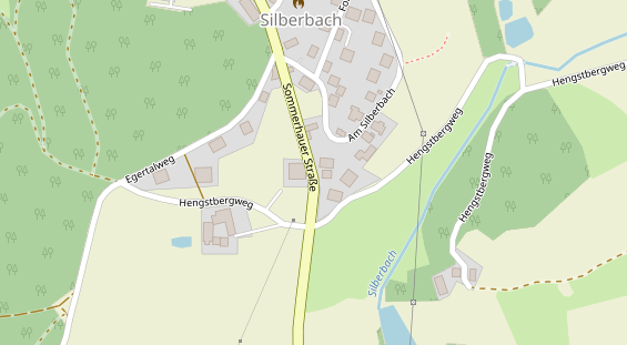 Tagungshotels auf Satellitenbild