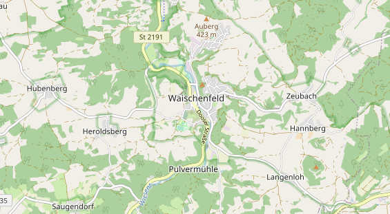 Tagungshotels auf Karte